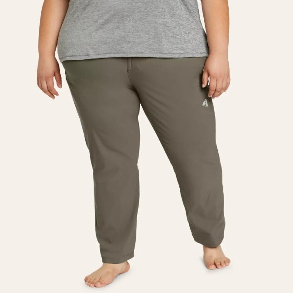 Eddie Bauer - 22 W, Women's Guide Pro Pants, Nylon Outdoor Hiking in Slate Green - Picture 16 of 16